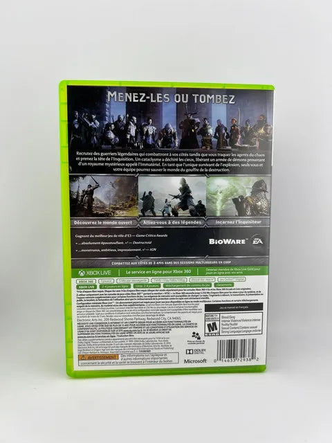 Dragon Age Inquisition Version Francaise Xbox 360 X360