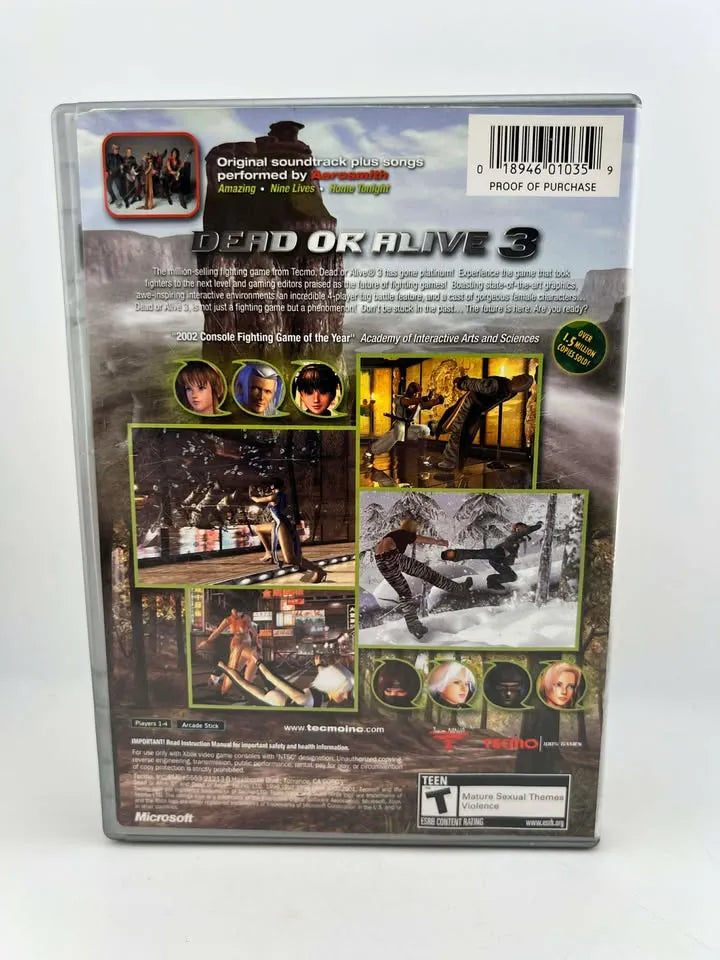 Dead or Alive 3 Platinum Hits Xbox