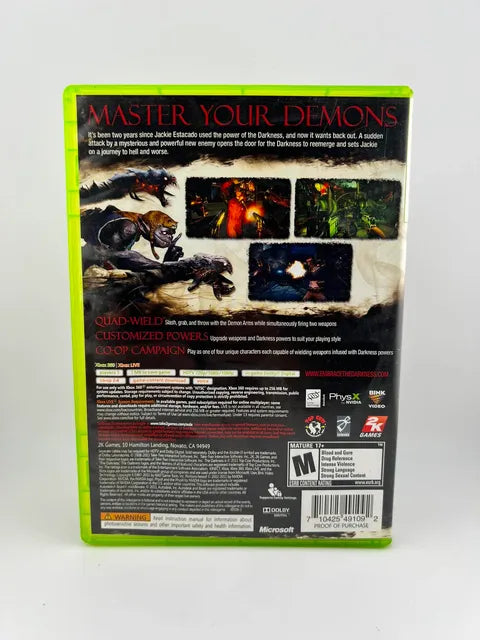 The Darkness II 2 Xbox 360 X360