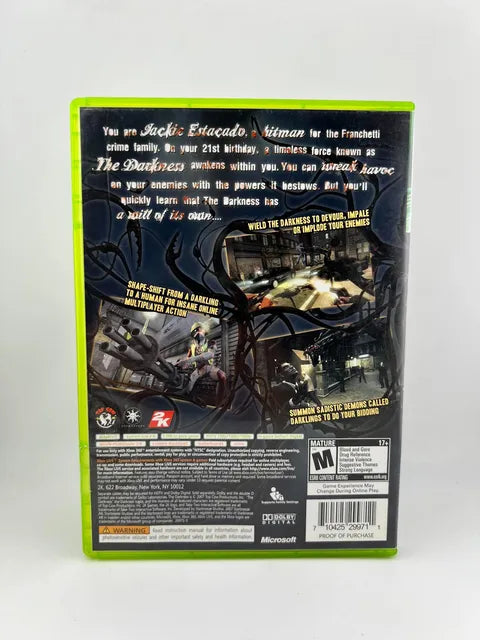 The Darkness Xbox 360 X360