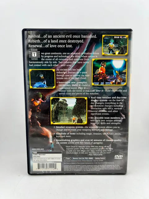 Dark Cloud Playstation 2 PS2