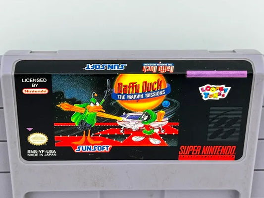 Daffy Duck The Marvin Missions Super Nintendo Snes