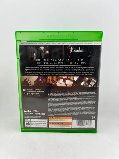 Dishonored: Death of the Outsider Xbox One Xone