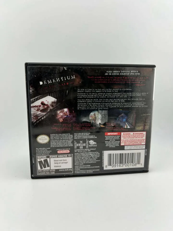 Dementium The Ward Nintendo DS