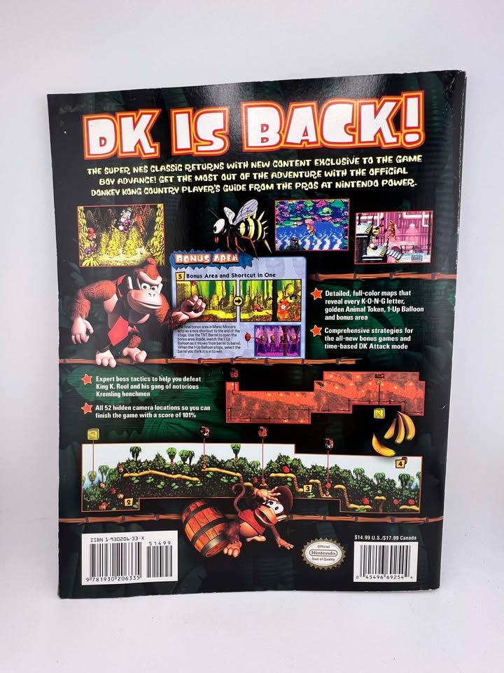 Donkey Kong Country Game boy Advance Player's Guide
