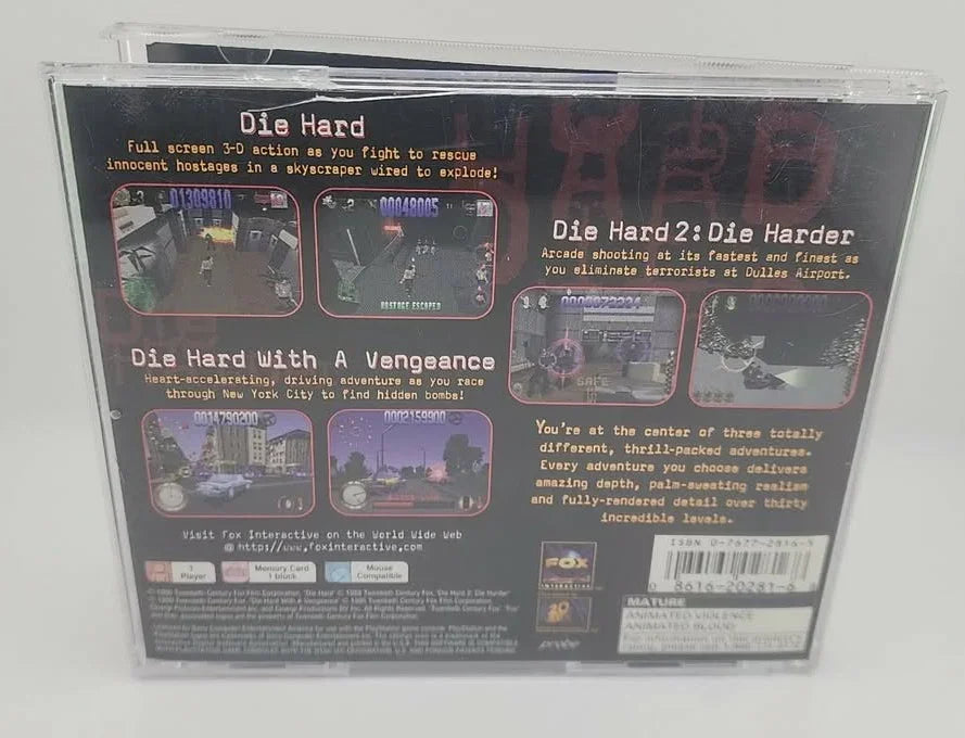 Die Hard Trilogy Greatest Hits Playstation PS1