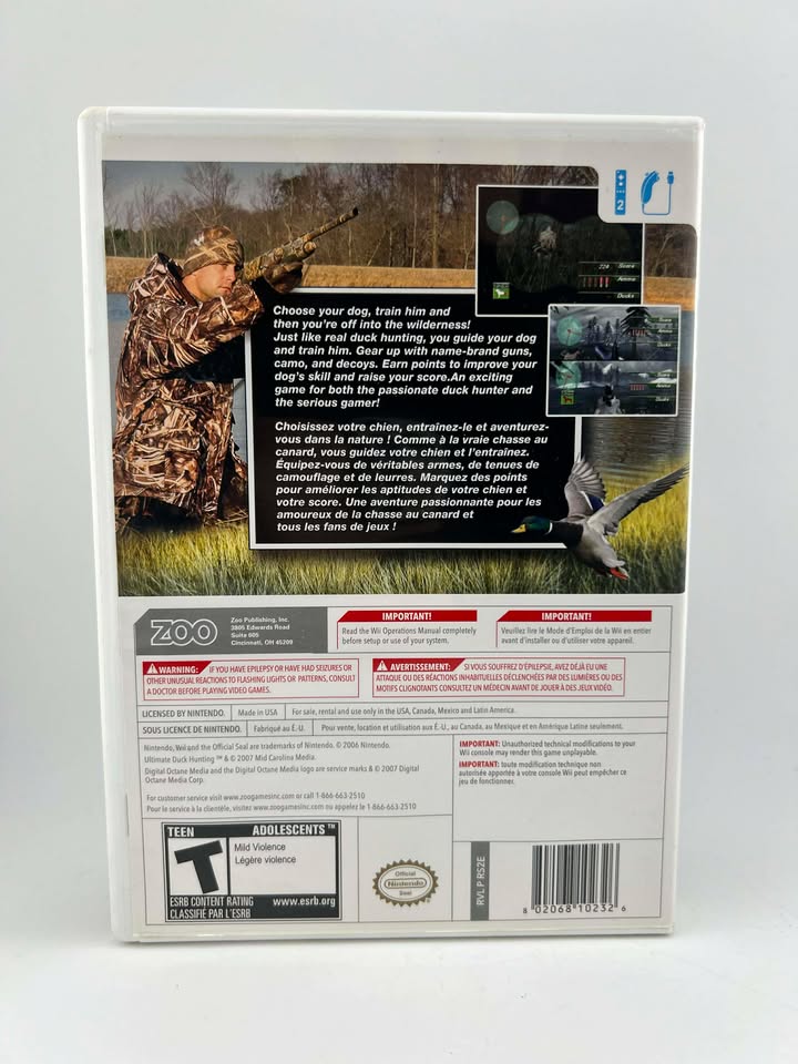 Ultimate Duck Hunting 2009 Nintendo Wii