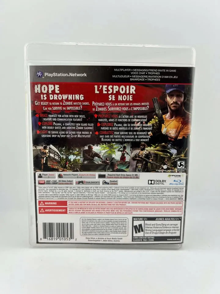 Dead Island Riptide Playstation 3 PS3