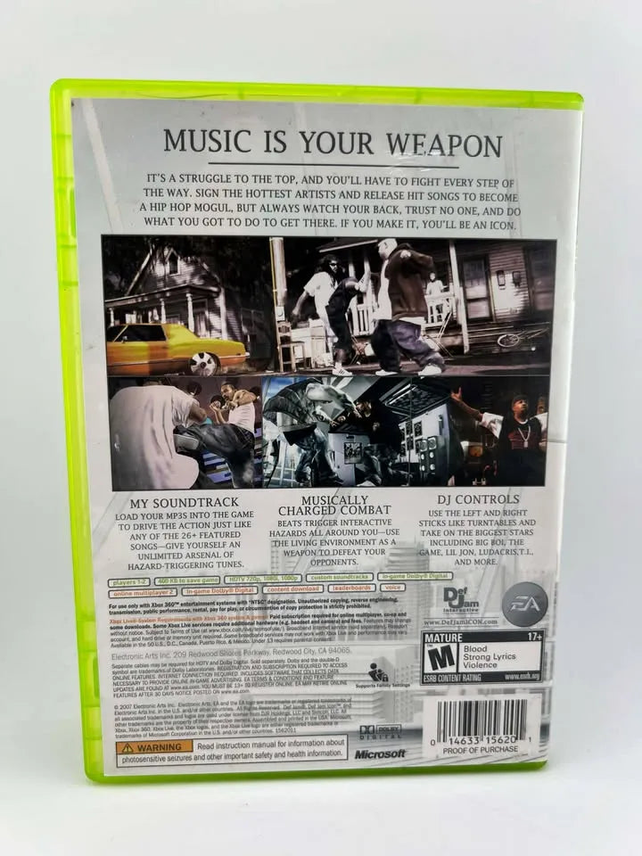 Def Jam Icon Xbox 360 X360