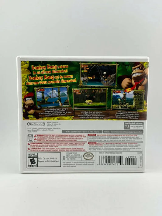 Donkey Kong Country Returns 3D Nintendo Selects Nintendo 3DS
