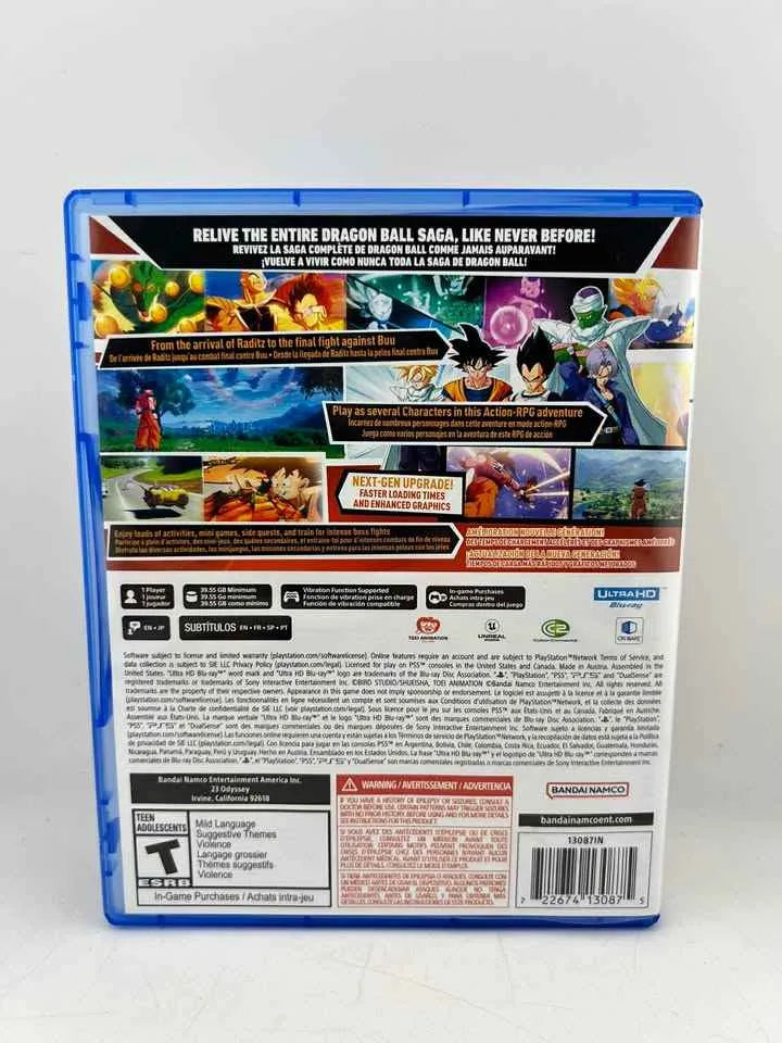 Dragon Ball Z Kakarot Playstation 5 PS5