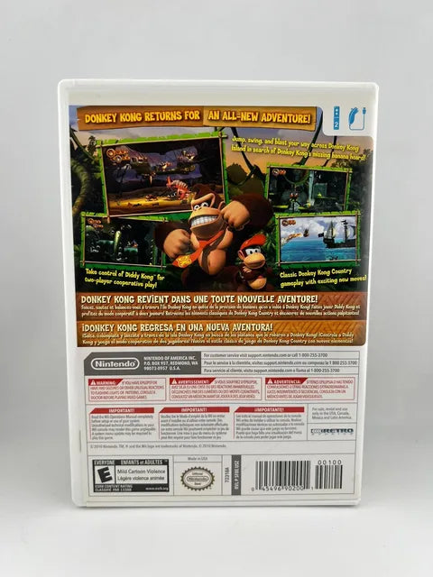 Donkey Kong Country Returns Nintendo WII
