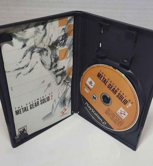 The Document of Metal Gear Solid 2 Playstation 2 PS2 Konami