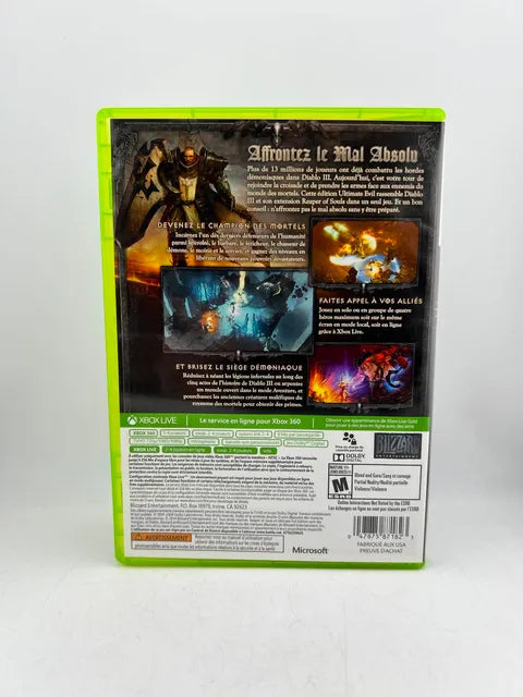 Diablo III 3 : Reaper of Souls Ultimate Evil Edition Version Française Xbox 360 X360
