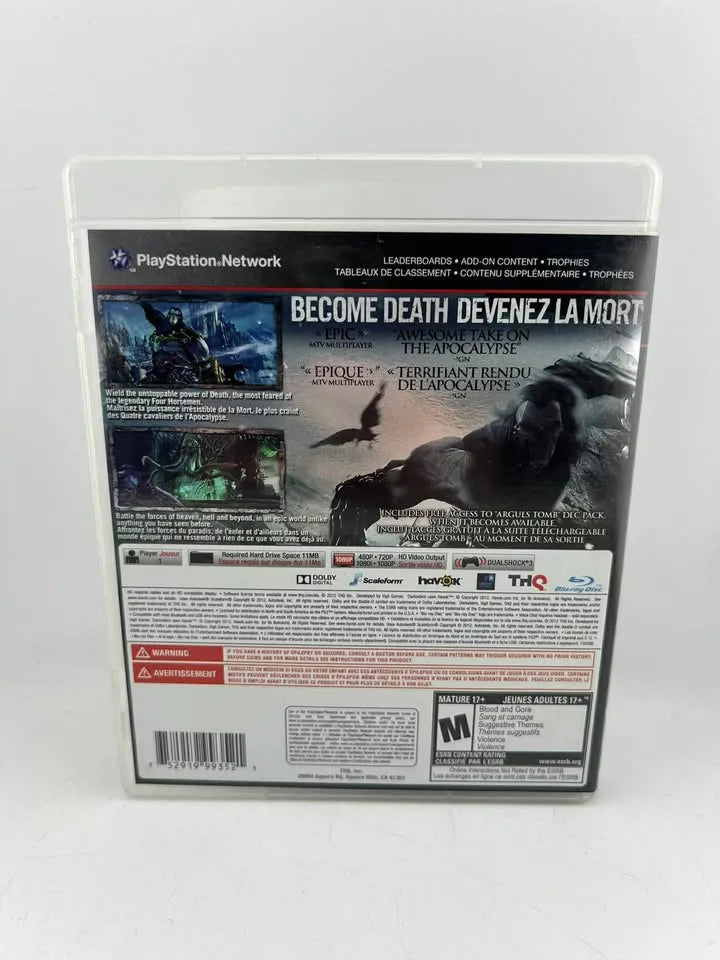 Darksiders II 2 Limited Edition Playstation 3 PS3