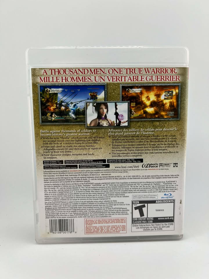 Dynasty Warriors 6 Playstation 3 PS3