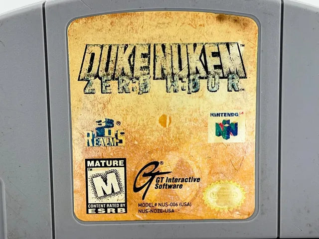 Duke Nukem Zero Hour Nintendo 64 N64