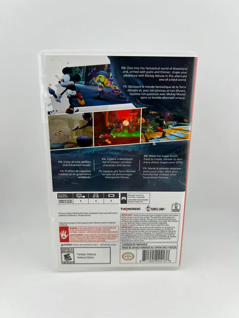 Epic Mickey: Rebrushed Nintendo Switch