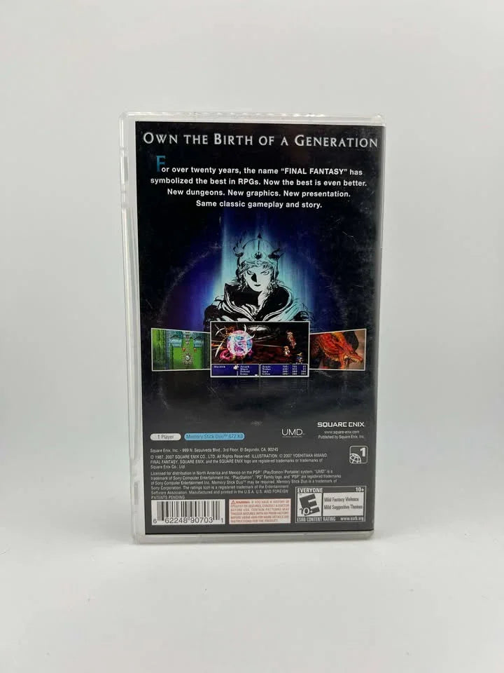 Final Fantasy Playstation Portable Psp