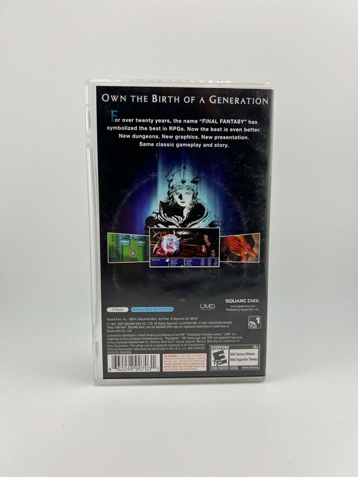 FINAL FANTASY (PSP PORTÁTIL PLAYSTATION)