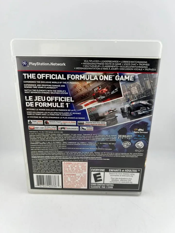 F1 2010 Playstation 3 PS3
