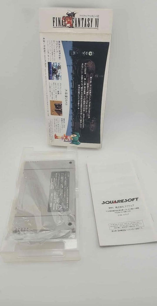 Final Fantasy VI 6 Jap import Super Famicom JSNES squaresoft