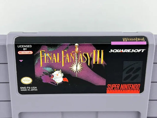 Final Fantasy III 3 SNES