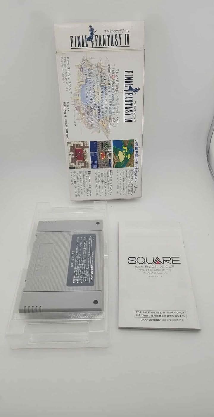 Final Fantasy IV 4 Jap import Super Famicom JSNES squaresoft