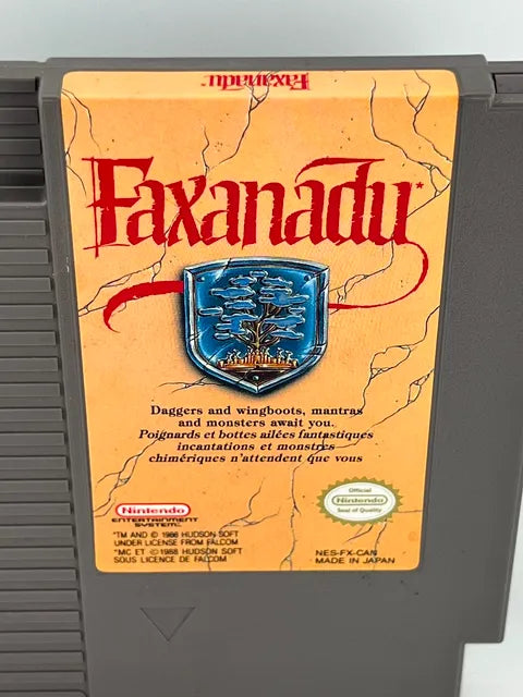 Faxanadu Version Can Nintendo NES