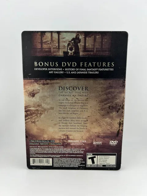 Final Fantasy XII 12 Collector's Edition Playstation 2 PS2