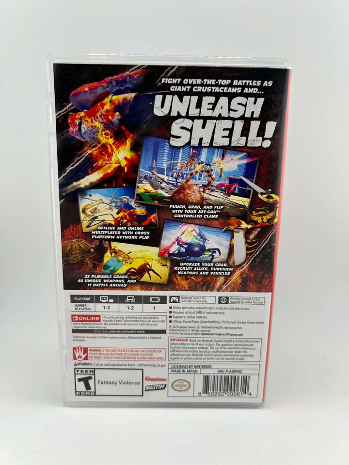 Fight Crab Shella' Awesome Edition Nintendo Switch