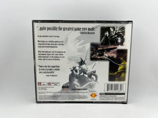 Final Fantasy VII 7 Playstation PS1