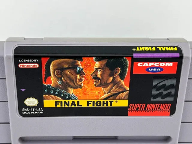 Final Fight Super Nintendo Snes
