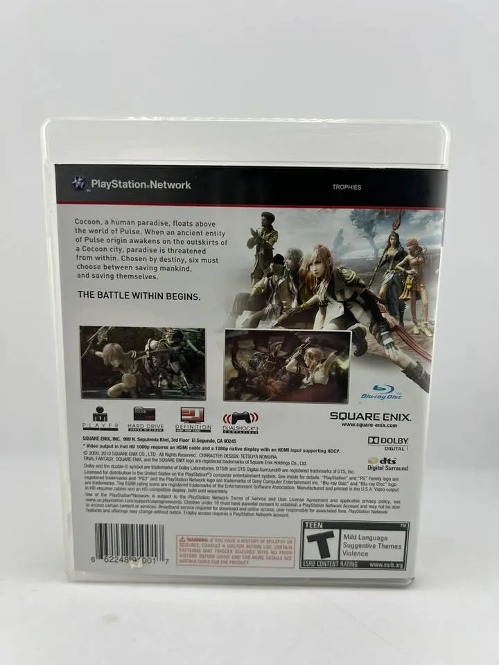 Final Fantasy XIII 13 Playstation 3 PS3