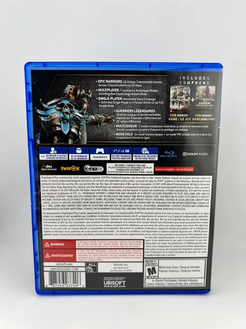 For Honor Marching Fire Edition Playstation 4 PS4