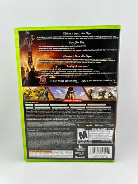 Fallout: New Vegas Xbox 360 X360