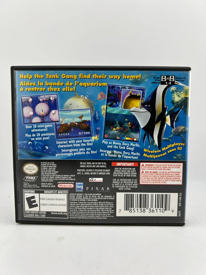 Finding Nemo Escape to the Big Blue Nintendo DS