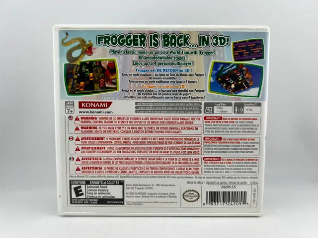 Frogger 3D Nintendo 3DS