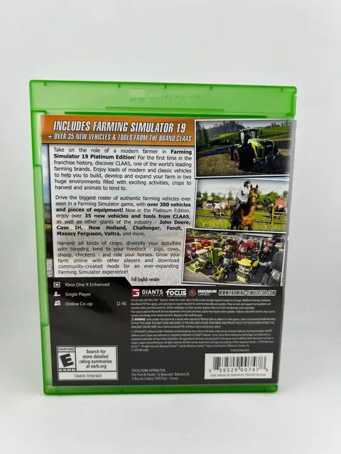 Farming Simulator 19 Platinum Edition Xbox One Xone