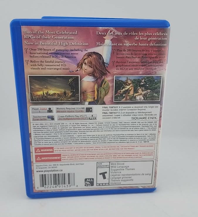 Final Fantasy X X-2 HD Remaster Playstation Vita