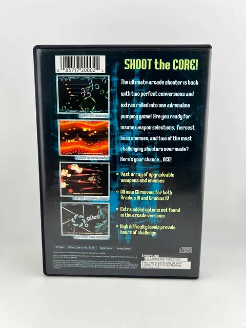 Gradius III 3 and IV 4 Playstation 2 PS2