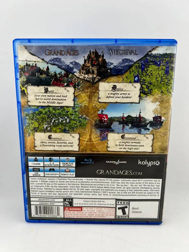 Grand Ages: Medieval Playstation 4 PS4