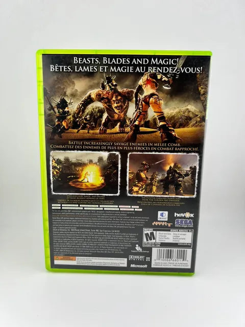 Golden Axe Beast Rider Xbox 360 X360