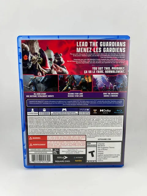 Marvel's Guardians of the Galaxy Playstation 4 PS4