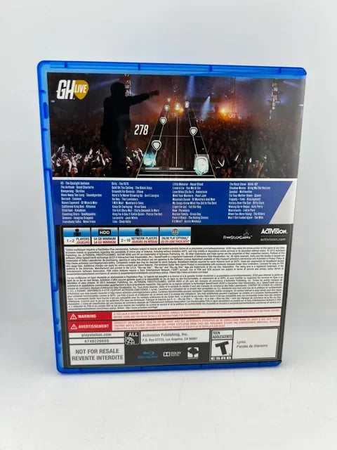 Guitar Hero Live Playstation 4 PS4