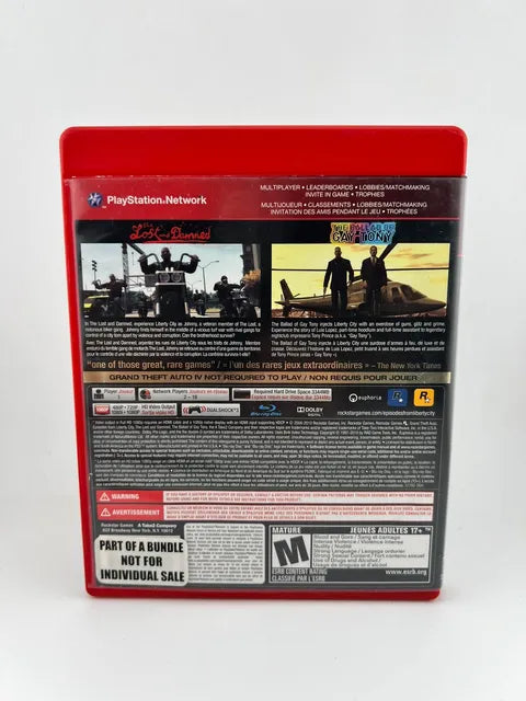 Grand Theft Auto Episodes from Liberty City Greatest Hits Playstation 3 PS3