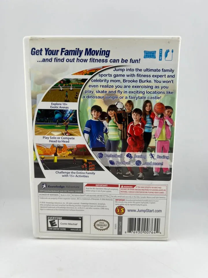 JumpStart: Get Moving Family Fitness Nintendo Wii
