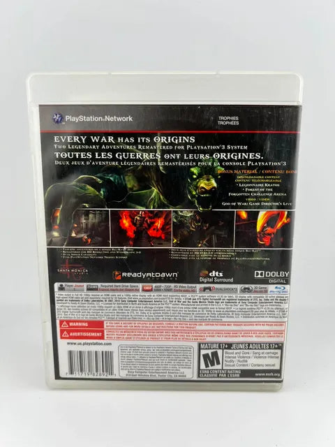 God of War Origins Collection Playstation 3 PS3