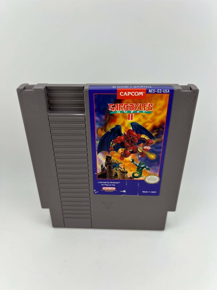 Gargoyle's Quest II 2 The Demon Darkness Nintendo NES