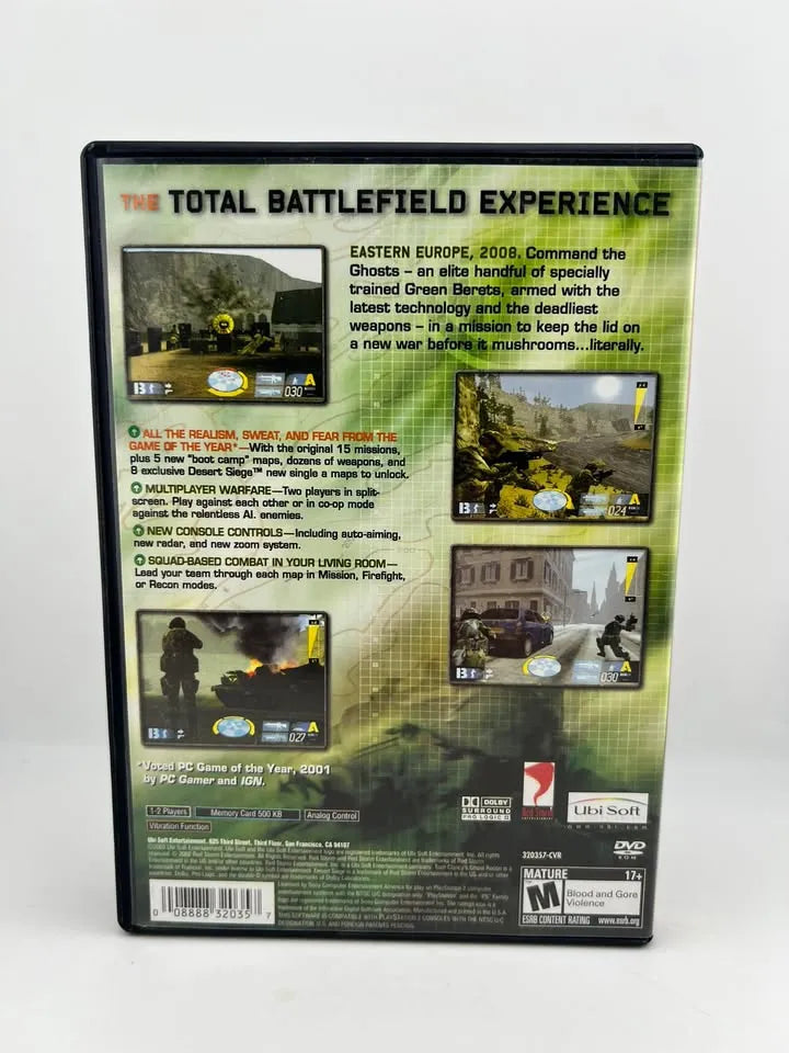 Tom Clancy's Ghost Recon Greatest Hits Playstation 2 PS2